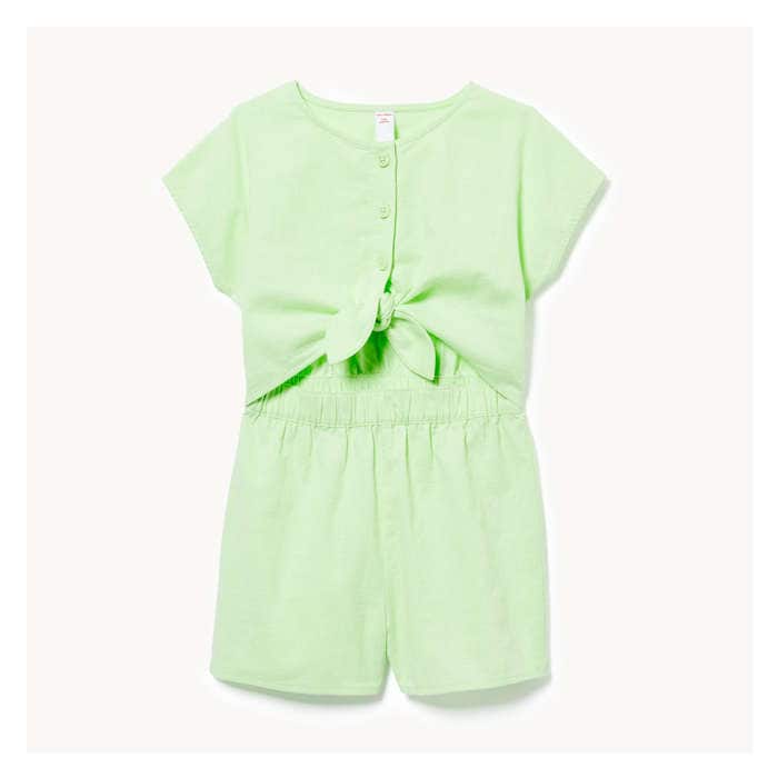Kid Girls' Tie-Front Romper